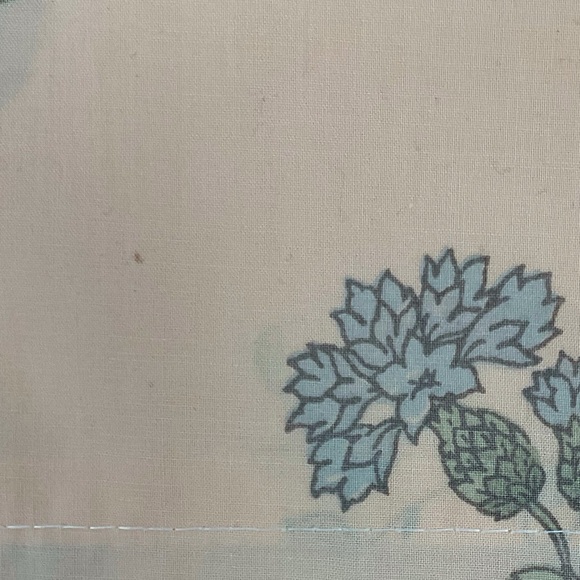 Vintage Cannon botanical floral percale pillowcase set of 2 - Picture 6 of 7